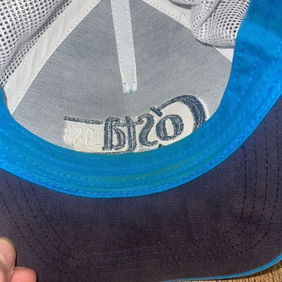 Costa Twill Trucker Traditions Hat Costa Blue/White One Size snap back - Picture 9 of 10